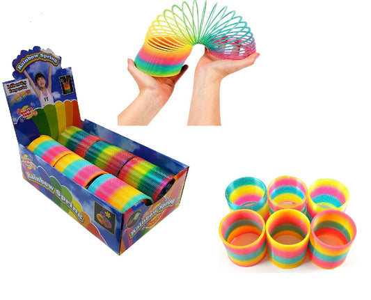 AZ Trading & Import 4" Giant Magic Rainbow Spring (Set of 6)