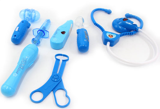 AZ Trading & Import Doctor Nurse Medical Kit Playset for Kids (Blue)