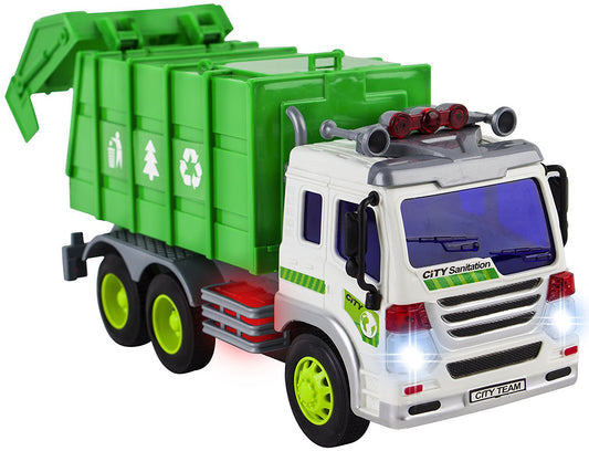 AZ Trading & Import Friction Powered Garbage Truck With Lights And Sounds