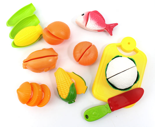 AZ Trading & Import Cutting Board Play Food Play Set For Kids