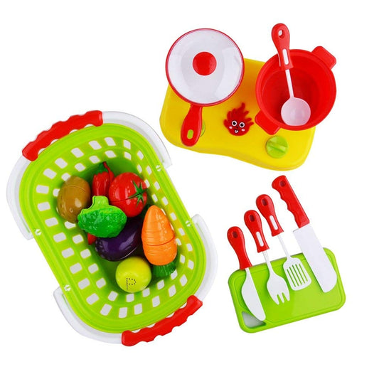 AZ Trading & Import Pretend Play Food Vegetable Basket