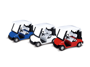 AZ Trading & Import 4.5" Die-Cast Metal Golf Cart Toy 6pcs