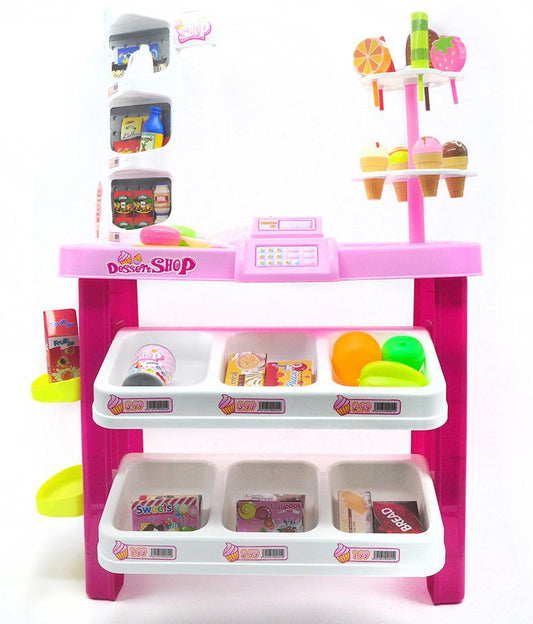 AZ Trading & Import Dessert Shop 40 piece Luxury Supermarket Grocery Playset