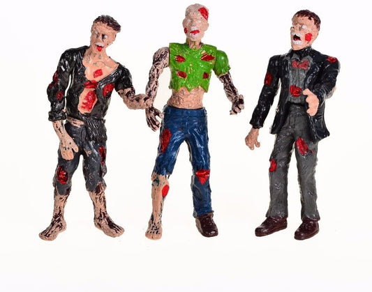 AZ Trading & Import Zombie Action Figures With Movable Joins (Pack of 6)