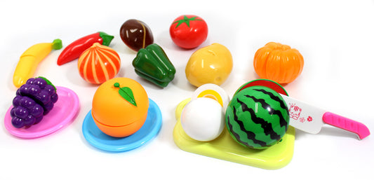 AZ Trading & Import Kitchen Fun Cutting Fruits & Vegetables Food Playset