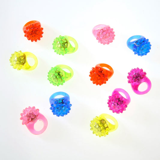 AZ Trading & Import LED Light Up Rubber Rings | Pack of 18 Rings