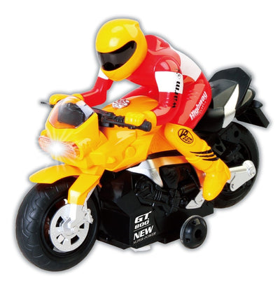 RC Motocycle Remote Control Toy (Yellow) - US Stores