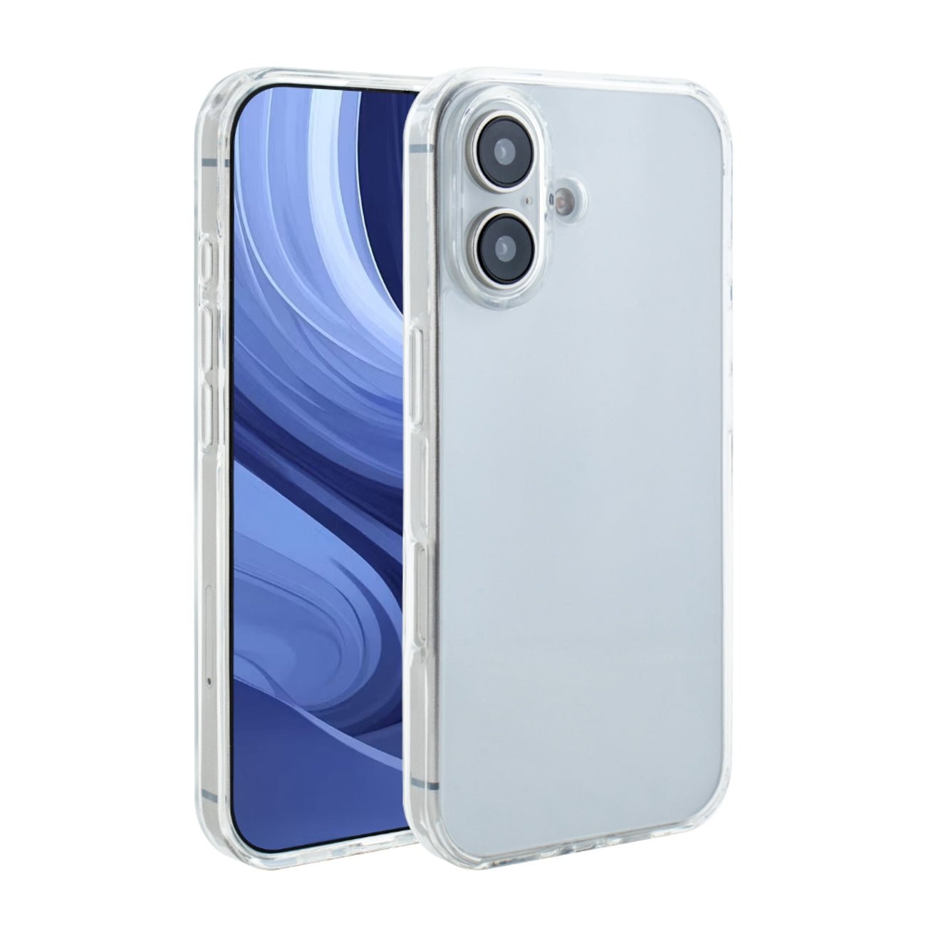 Reiko 2X Clean Clear Bumper Case for Apple iPhone 16 - US Stores