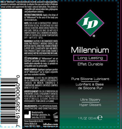 ID Millennium Long-Lasting Silicone Lubricant – 1 fl oz, 24-Count Display