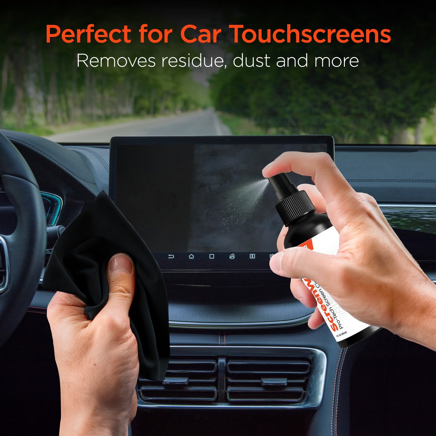 ScreenWhiz 3 - in - 1 Screen Cleaning Kit 8PC Countertop POP - US Stores