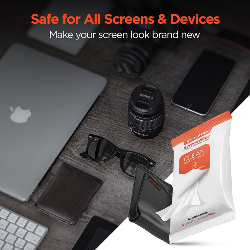 ScreenWhiz Screen Cleaning Wipes & Cloth Kit 8PC POP - US Stores