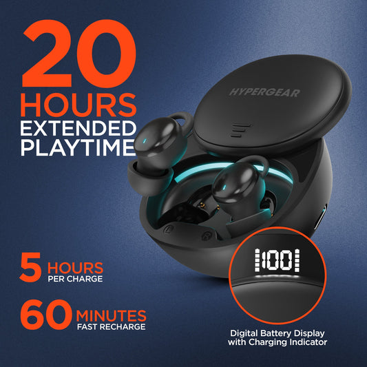 SleepEEZ Mini Noise-Blocking True Wireless Earbuds for Sleeping | Black - US Stores