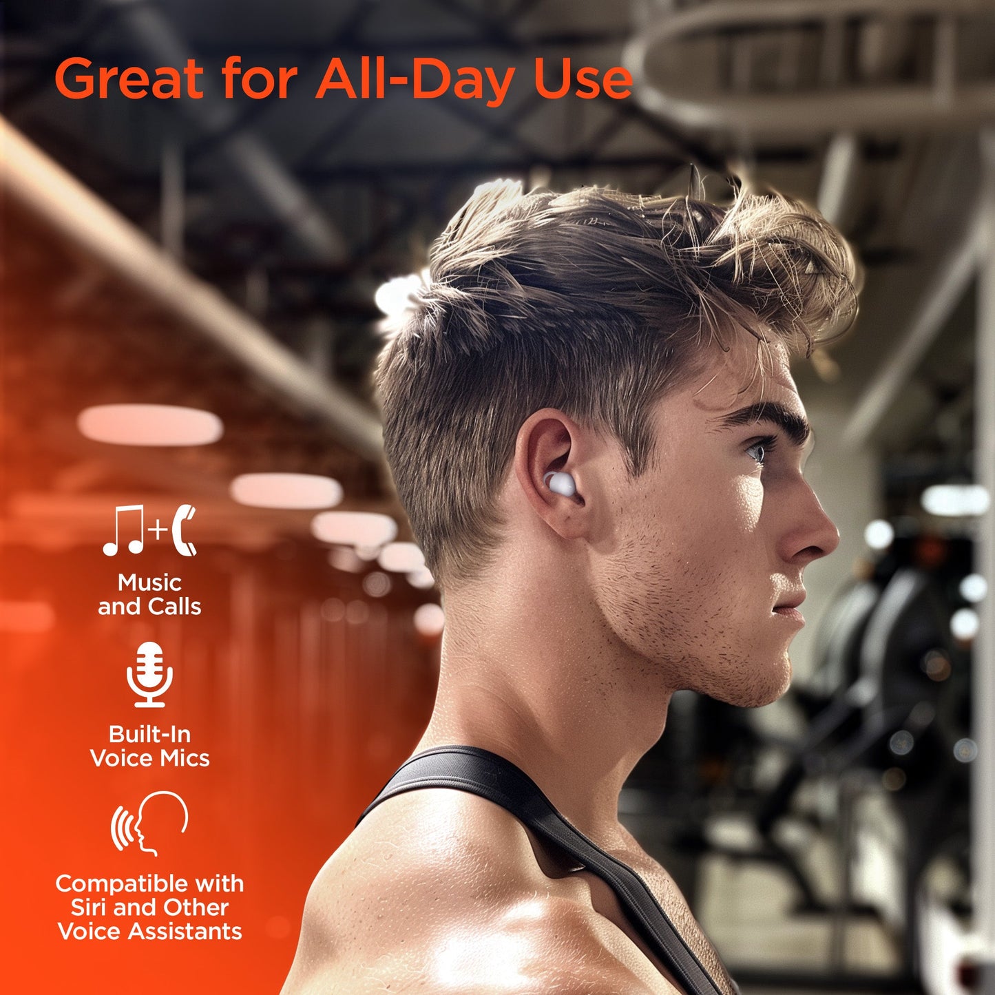 SleepEEZ Mini Noise-Blocking True Wireless Earbuds for Sleeping | White - US Stores