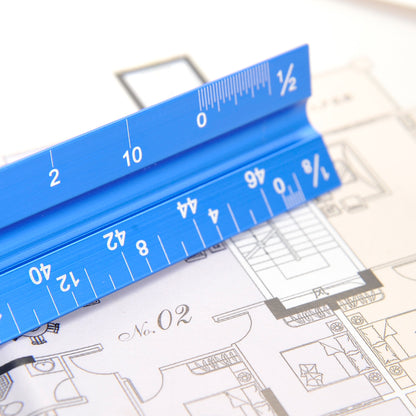 AZ Trading and Import 12" Aluminum Architect Scale Ruler