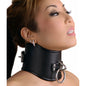 Strict Leather Locking Posture Collar-