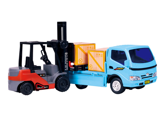 AZ Trading & Import Forklift & Truck Play Set