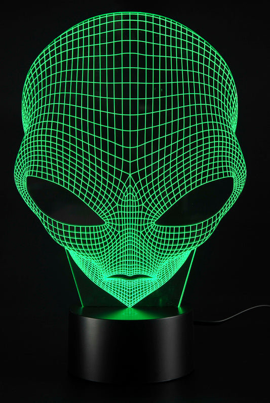 AZ Trading & Import 3D Illusion Grow LED Alien Shapes Lamp 7 Colors USB Power