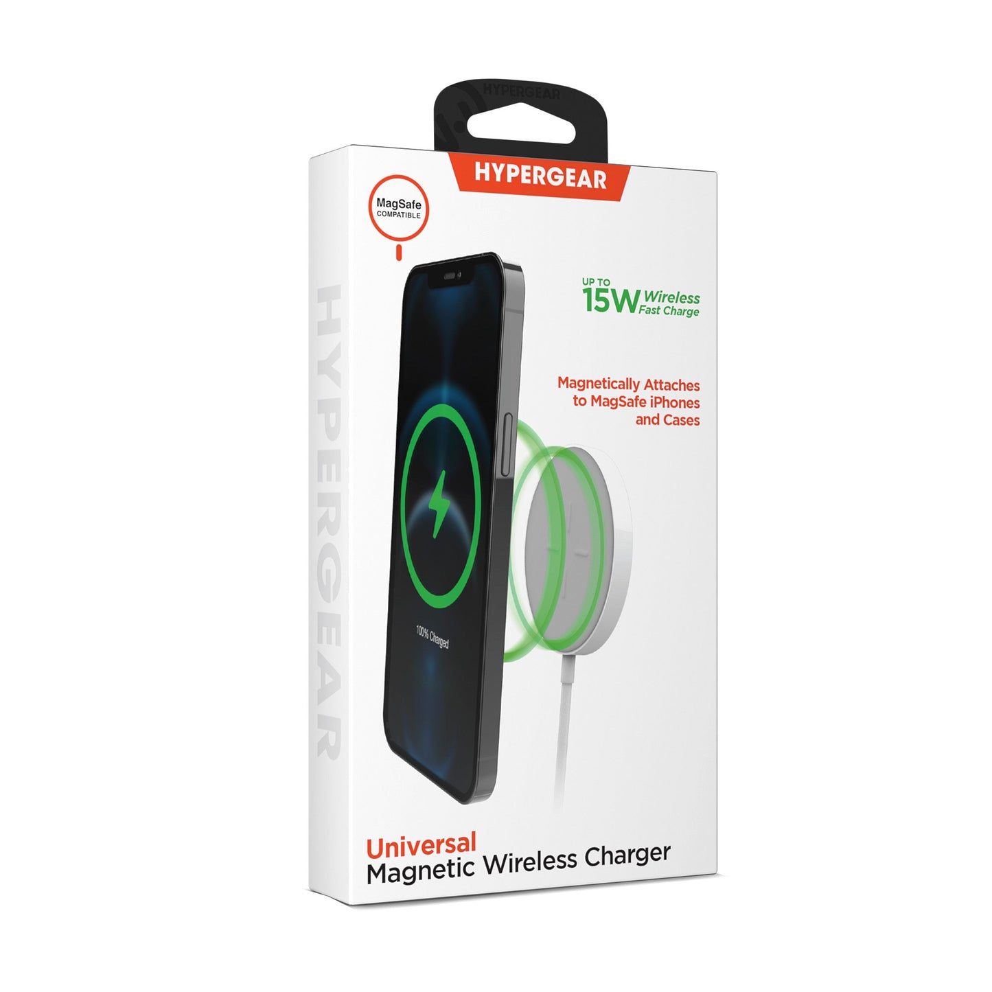 Universal 15W Magnetic Wireless Fast Charger | White - US Stores