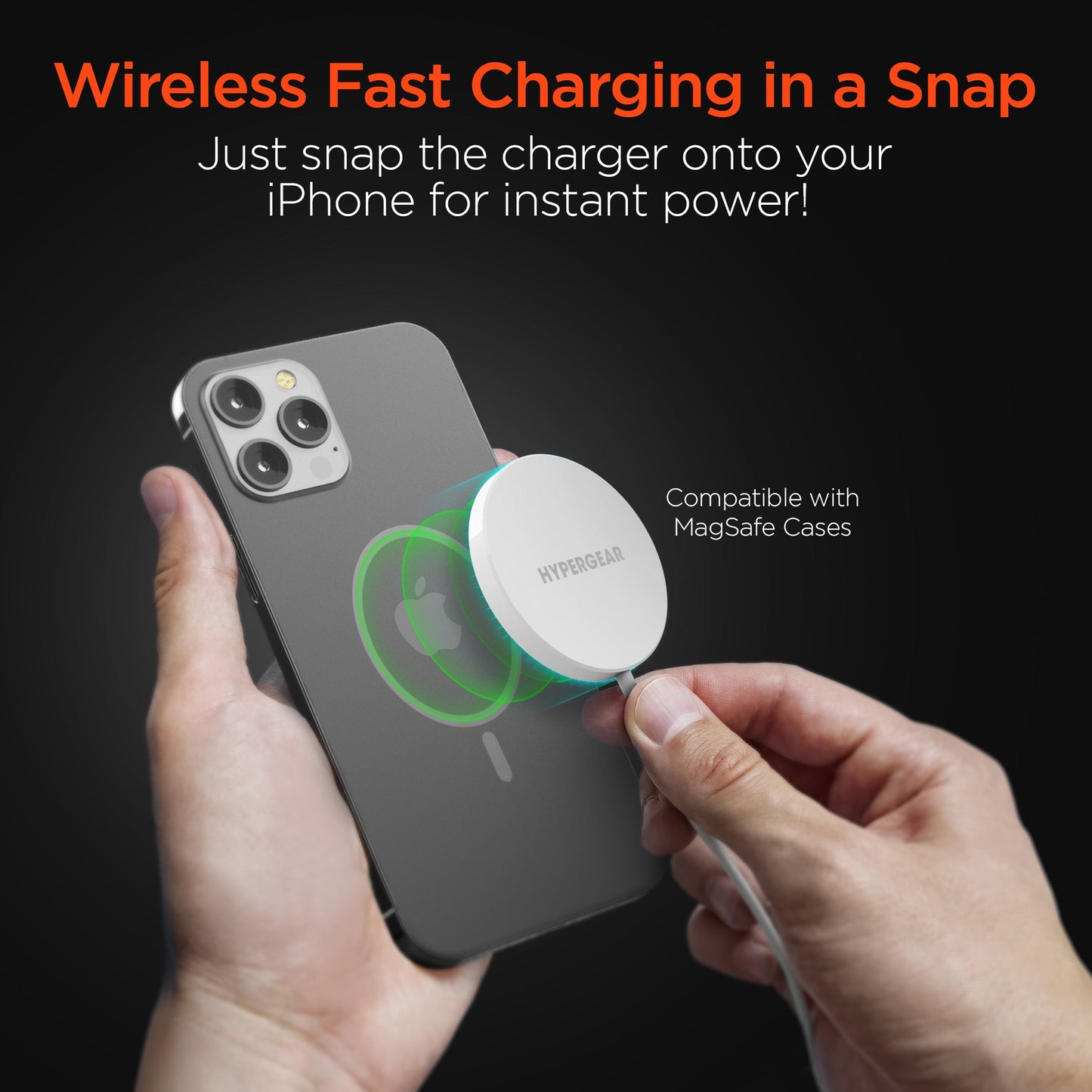 Universal 15W Magnetic Wireless Fast Charger | White - US Stores