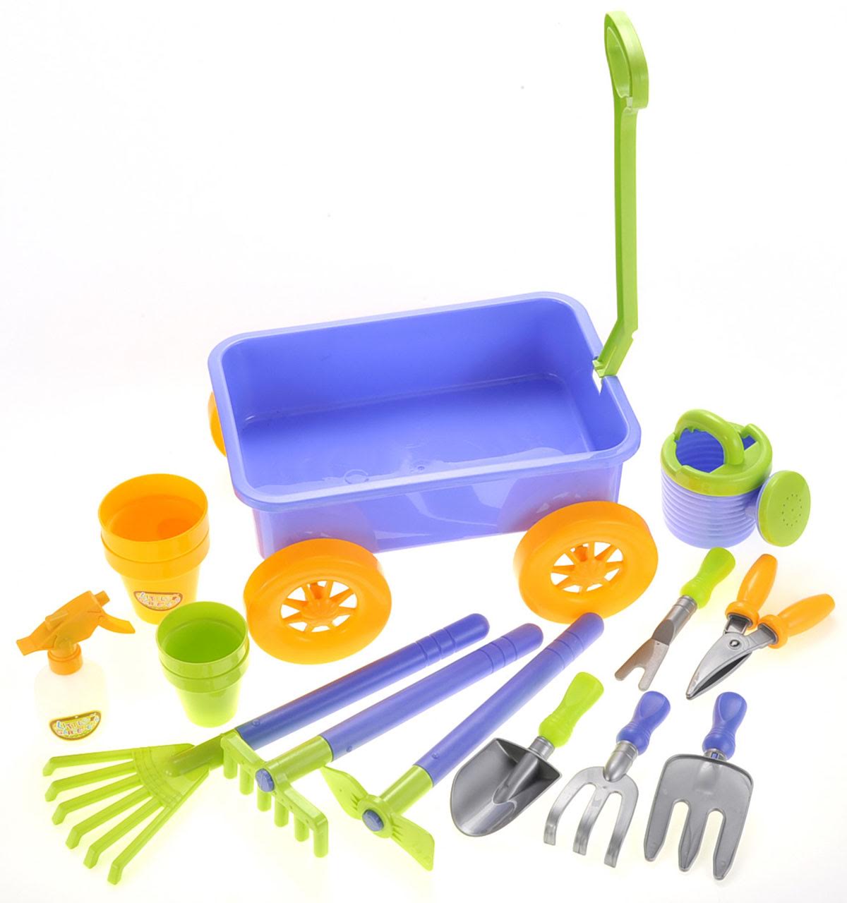 Garden Wagon & Tools Toy Set