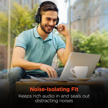 V150 Home/Office Stereo Headset | Black - US Stores