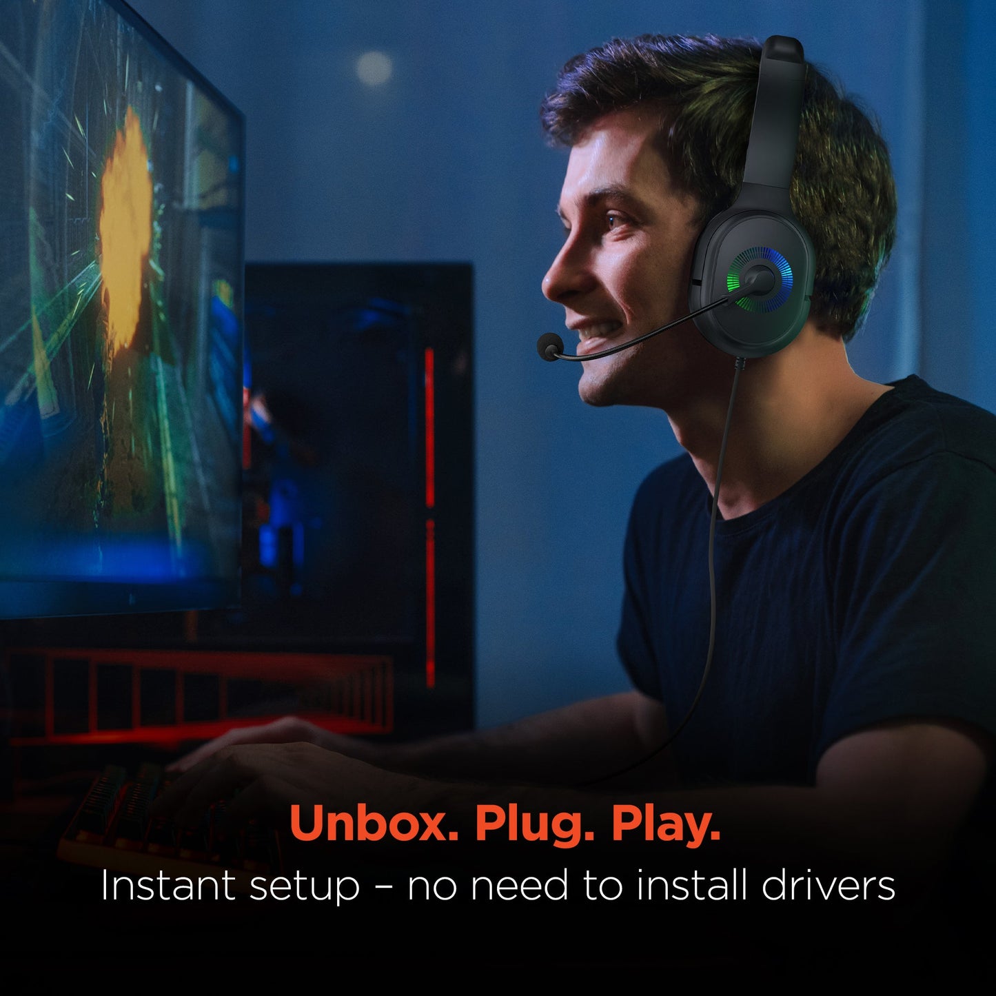 V150 Home/Office Stereo Headset | Black - US Stores