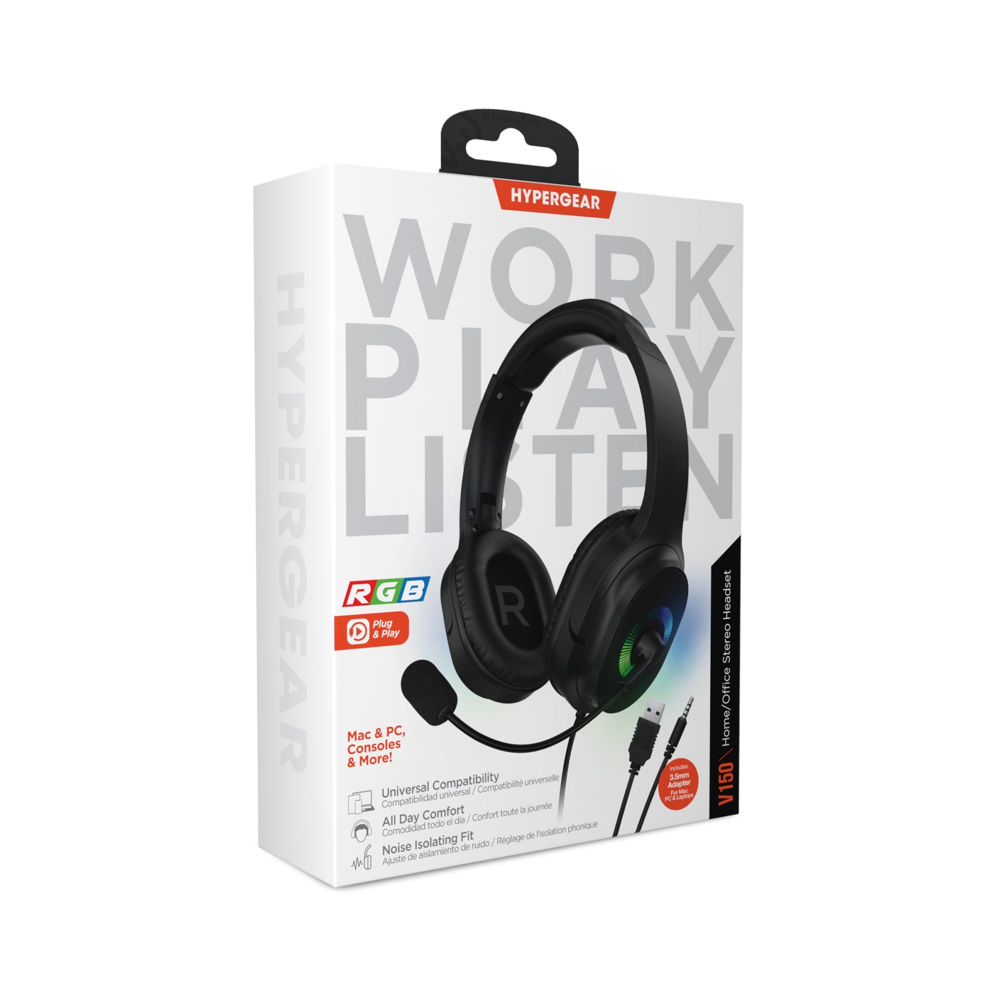 V150 Home/Office Stereo Headset | Black - US Stores