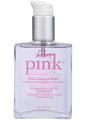 "Pink 4oz Glass Bottle Silicone Lubricant PK-G-4"