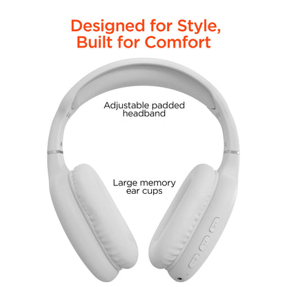 VIBE Wireless Over - the - Ear Headphones | White - US Stores