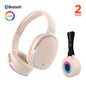 Wireless Audio Essentials Duo | Light-Up Speaker + Headphones | Beige - US Stores
